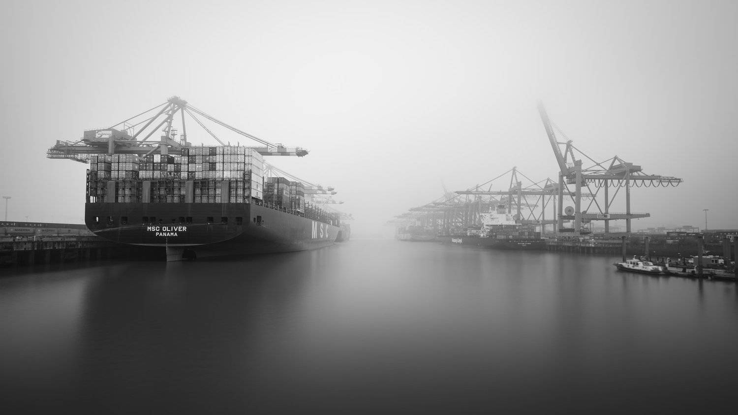 harbour, ship, container, water, river, hamburg, germany, Alexander Sch&ouml;nberg