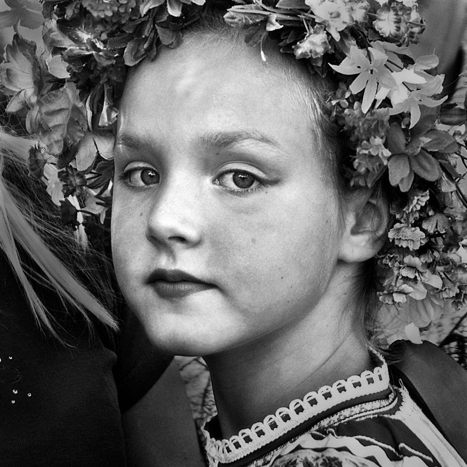 портрет, девочка, глаза, взгляд, чб, апатиты, Николай Смоляк