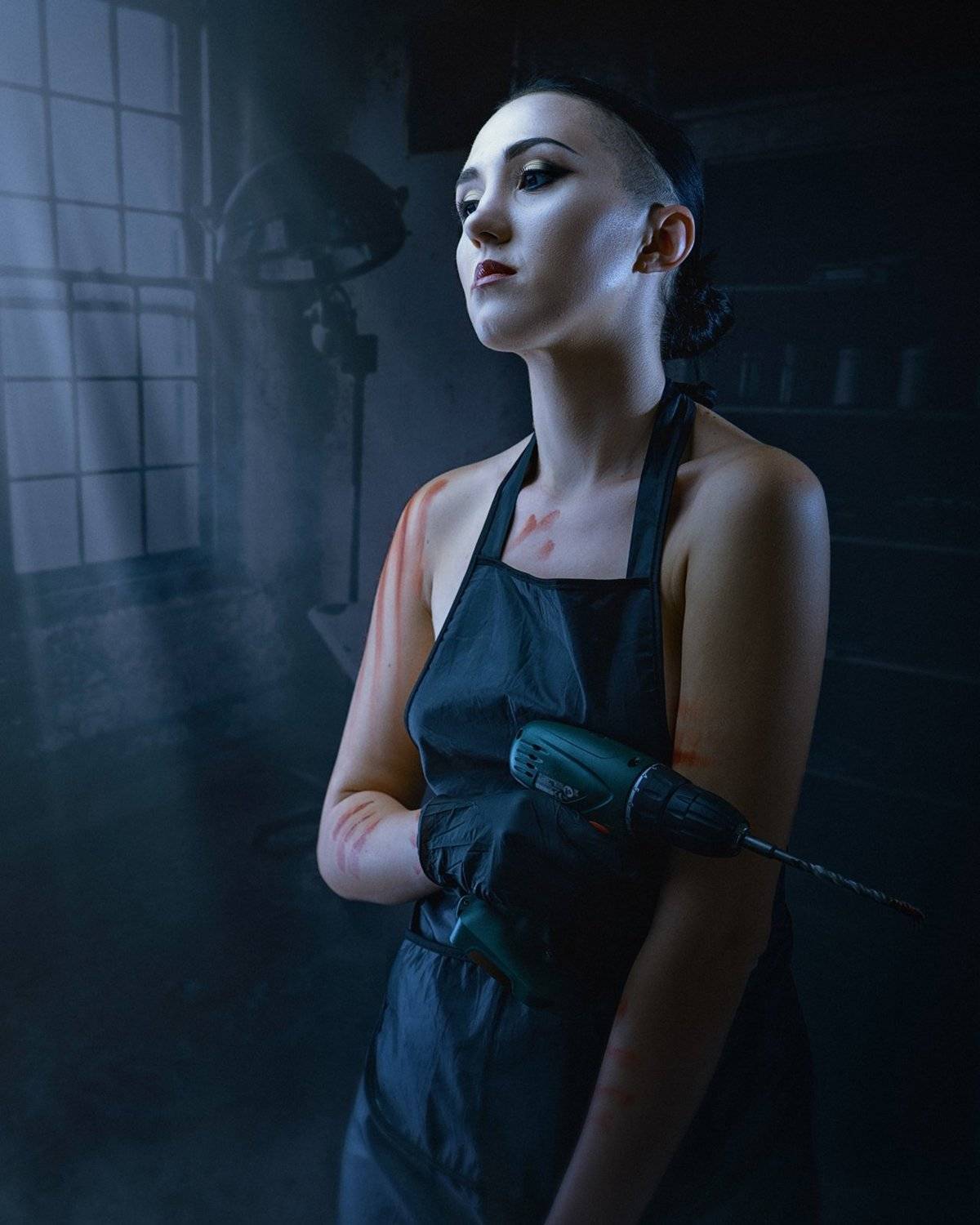 декстер, маньяк, девушка, серийный убийца, лоботомия, женщина, стеб, шутка, портрет, сериал, dexter, kill, maniac, serial killer, joke, fun, girl, portrait, Дмитрий Толоконов