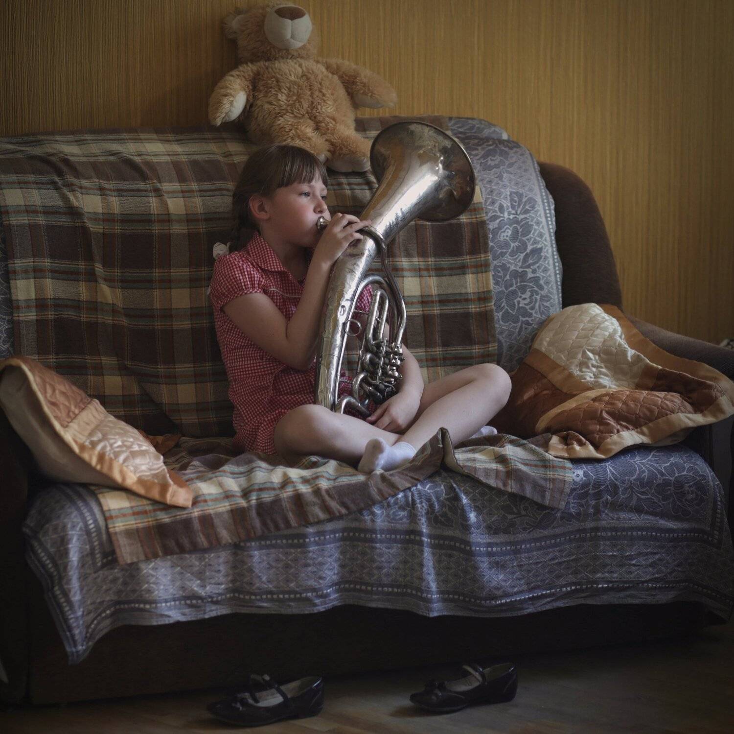 жанр, девочка , туба, Вера Шамраева