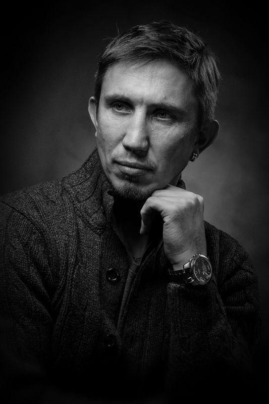 portrait BW фото превью