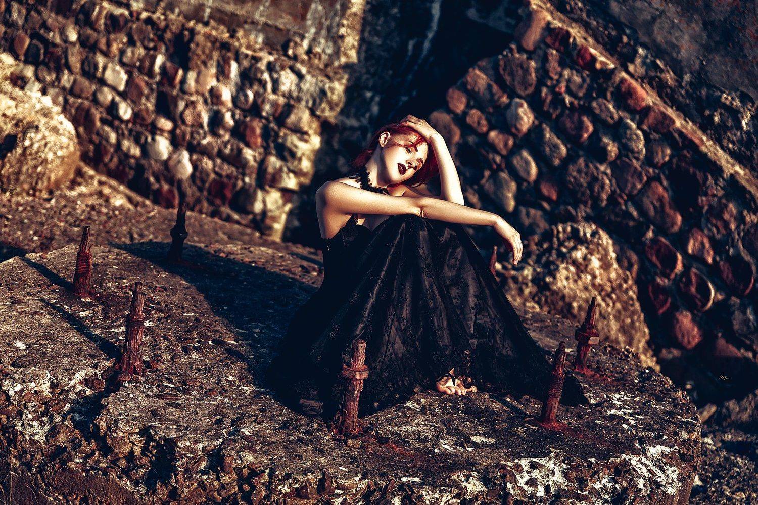 woman, art, portrait, fashion, beauty, Руслан Болгов (Axe)