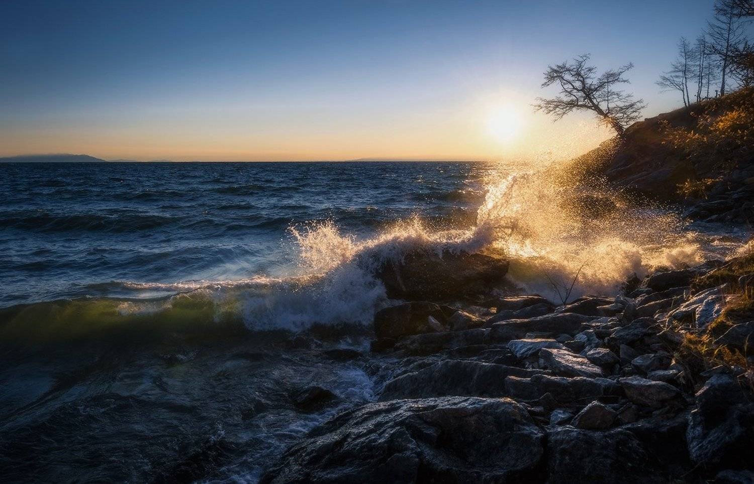 байкал, осень, прибой.., Константин Пинигин