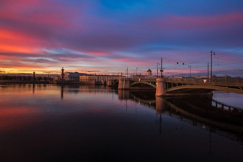 санкт-петербург, нева, исакий, благовещенский мост *** фото превью
