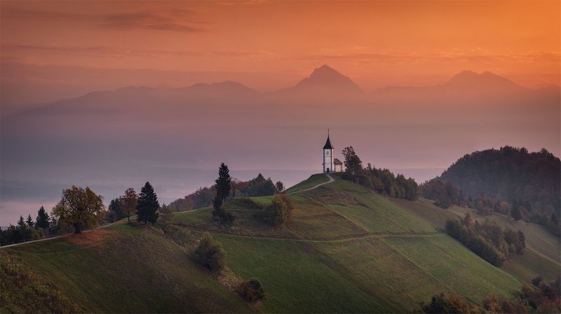 slovenia, словения, туман, ямник, jamnik, alps Утро в Юлийских Альпах. фото превью