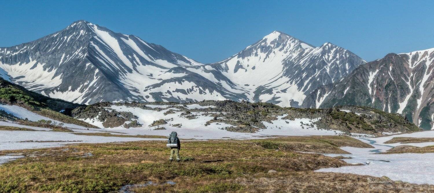 камчатка,пейзаж,экспедиция,фототур,природа,горы,снег,лето,поход,россия,день,путешествие,осень,лето, Elena Pakhalyuk