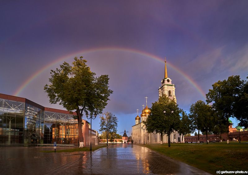 Радуга над Тульским Кремлем фото превью