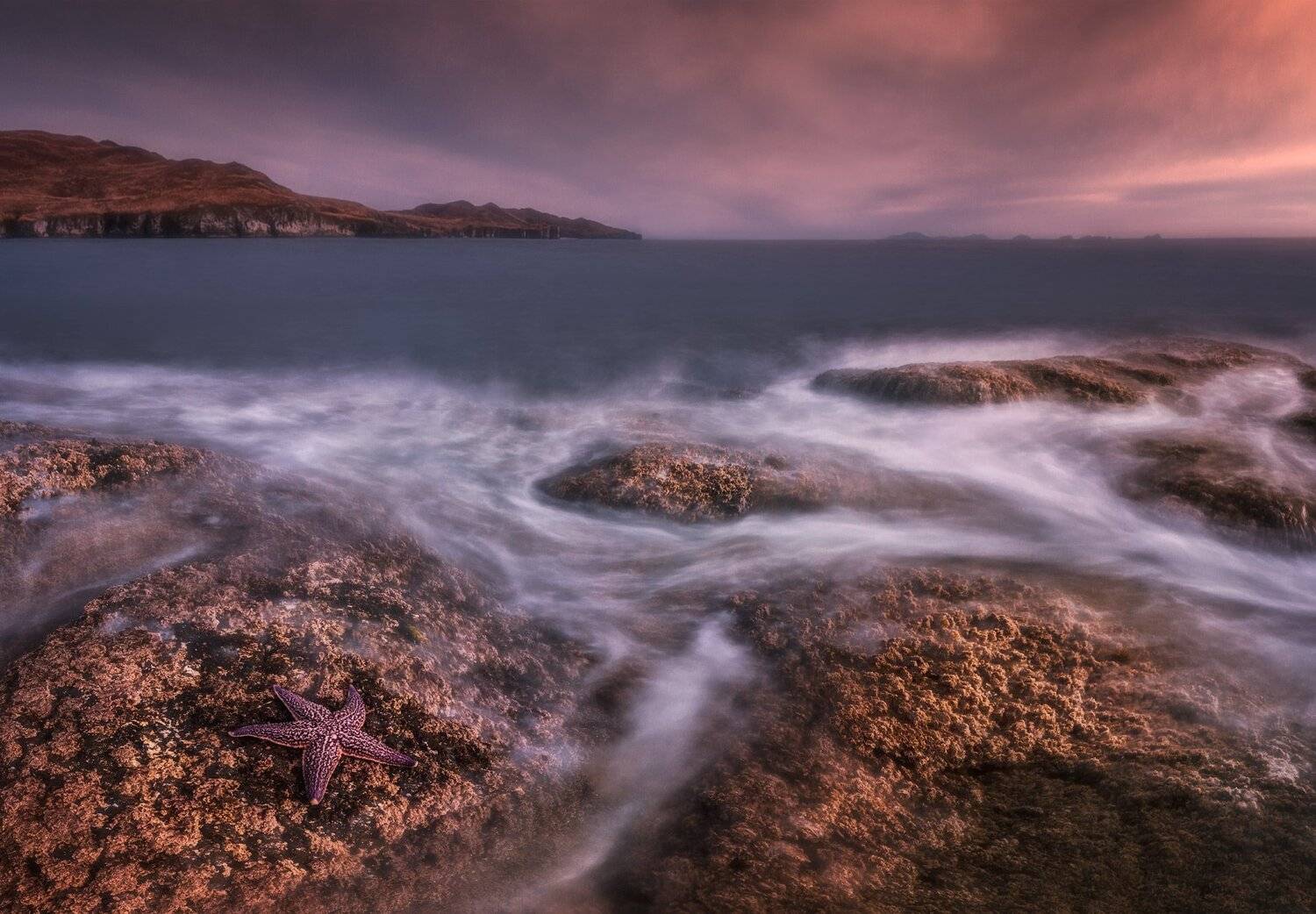 море, скалы, звезда, Андрей Кровлин