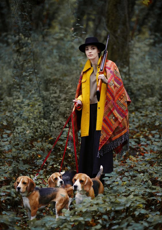 модель портрет природа  фото превью