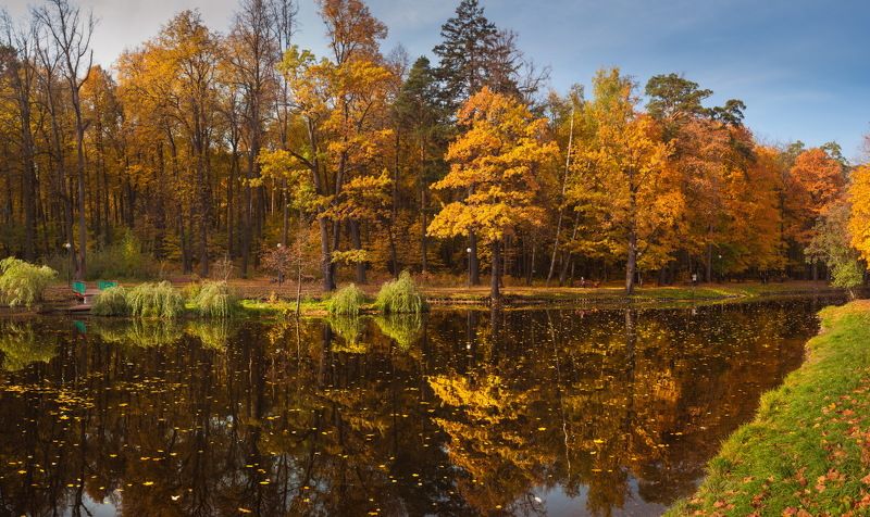 Осенний парк фото превью
