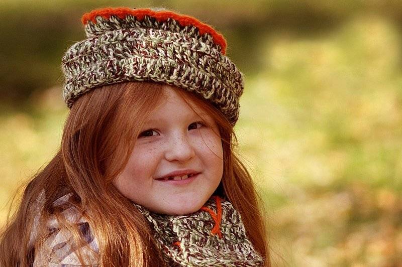 девочка осенний портет, Вера Шамраева