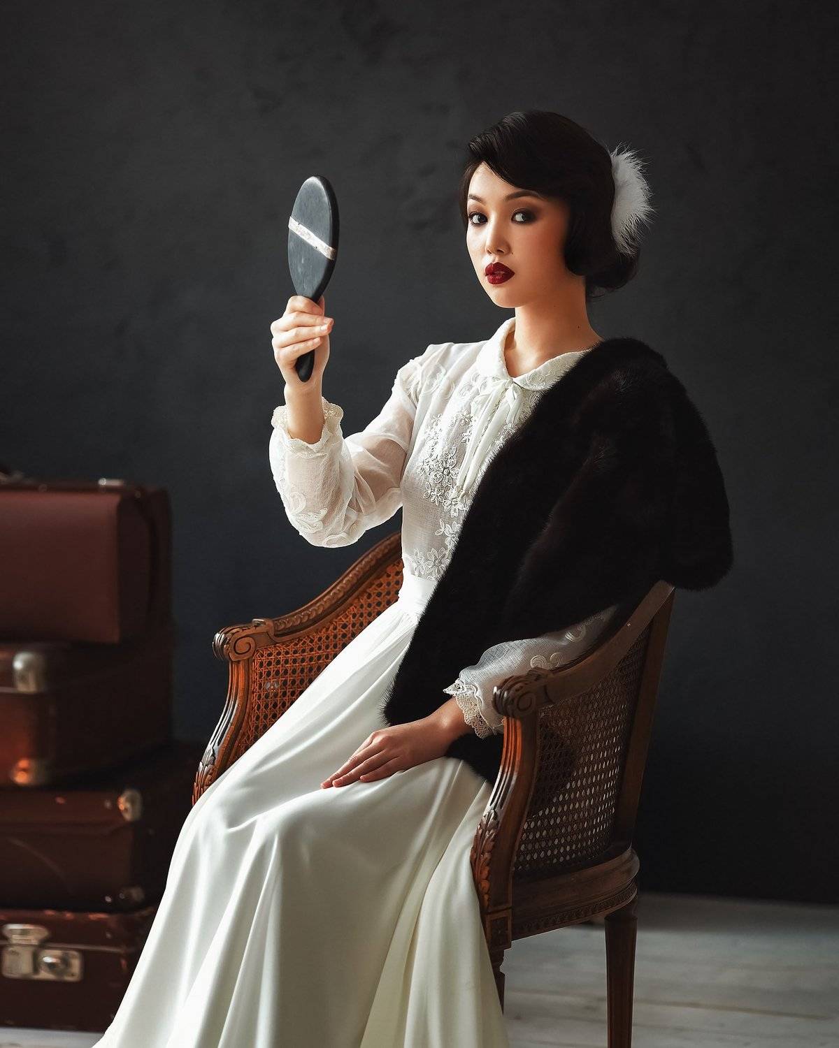 девушка зеркало модель портрет portrait, Бармина Анастасия