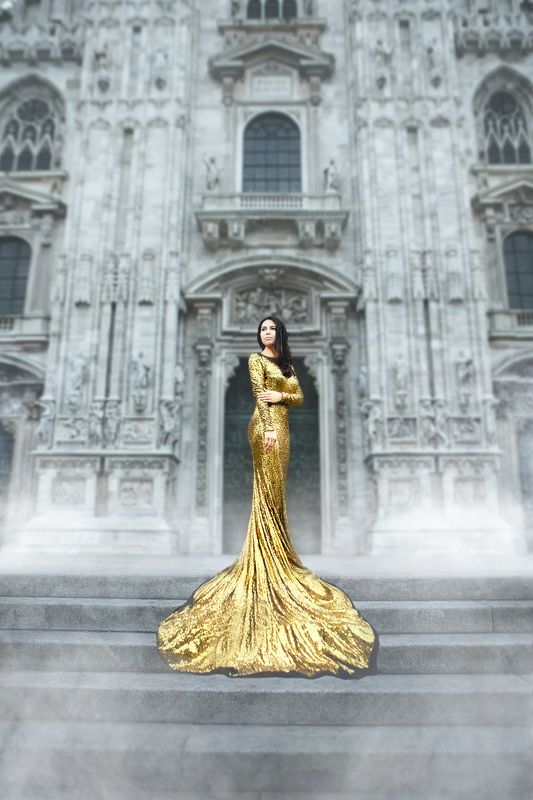 фотосессия, дуомо,милан, италия, воробей девушка Оскар фото превью