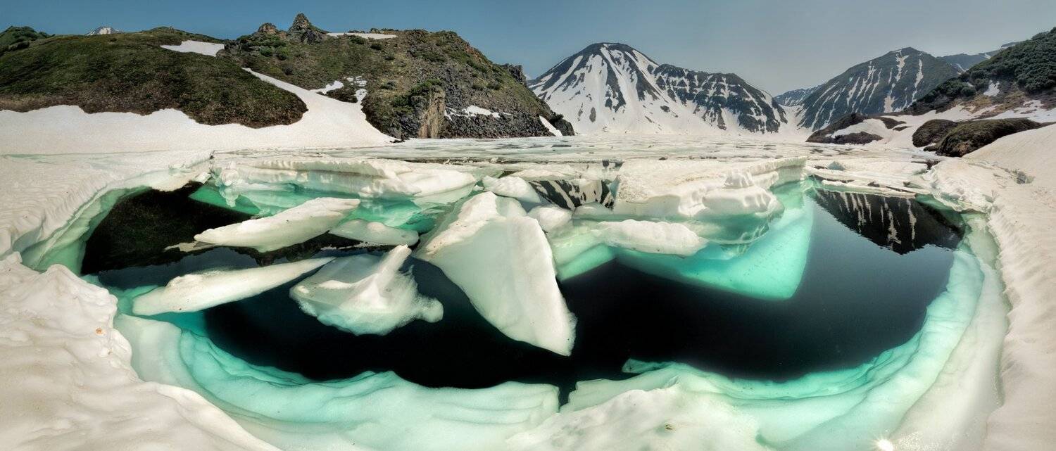 камчатка,россия,вулкан,природа,пейзаж,лед,горы,озеро,бакенинг, Elena Pakhalyuk