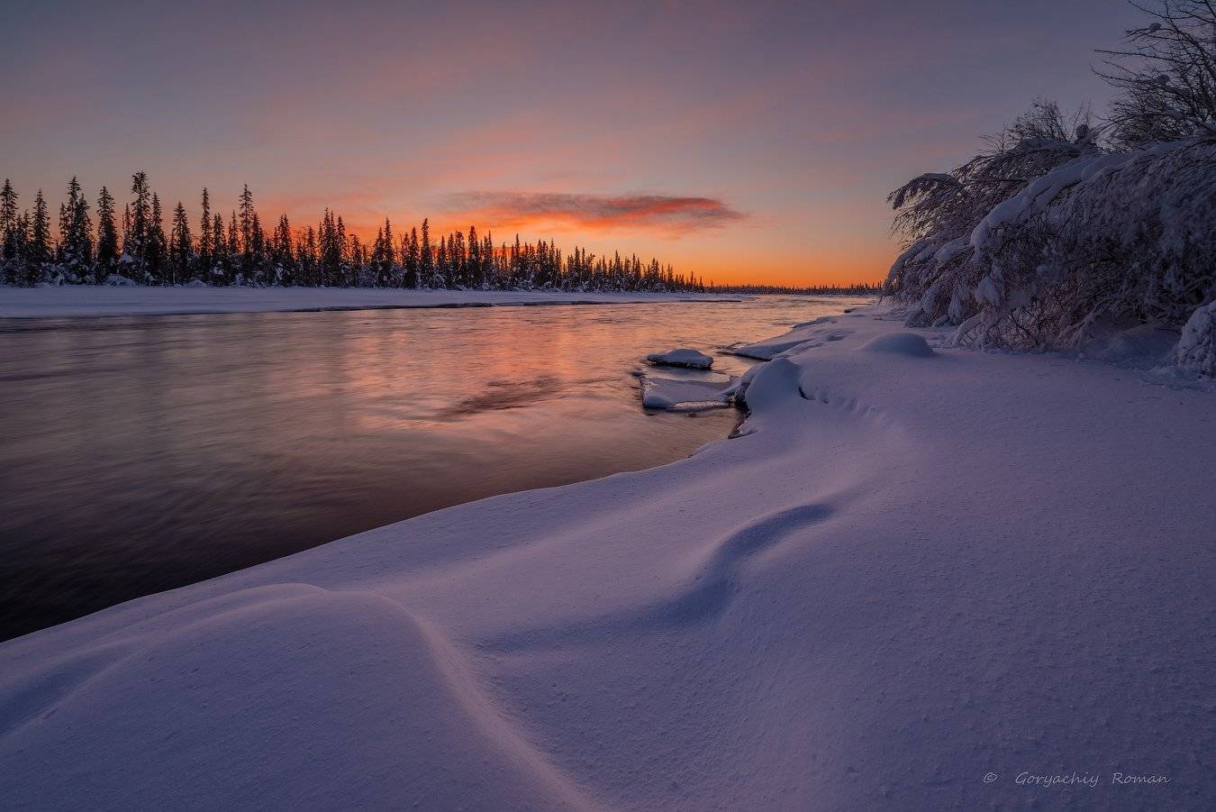 кольский, север,заполярье, умба, река,, Роман Горячий