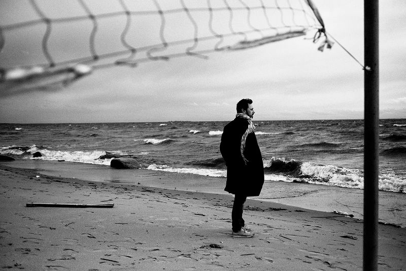 море, мужчина  фото превью