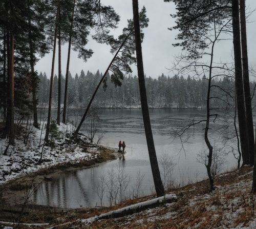 Дождливая рыбалка