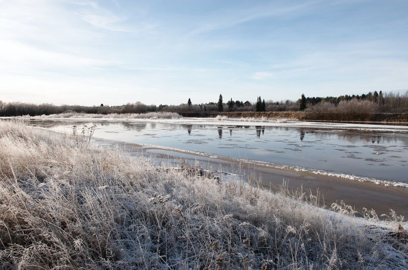 ноябрь, река  фото превью