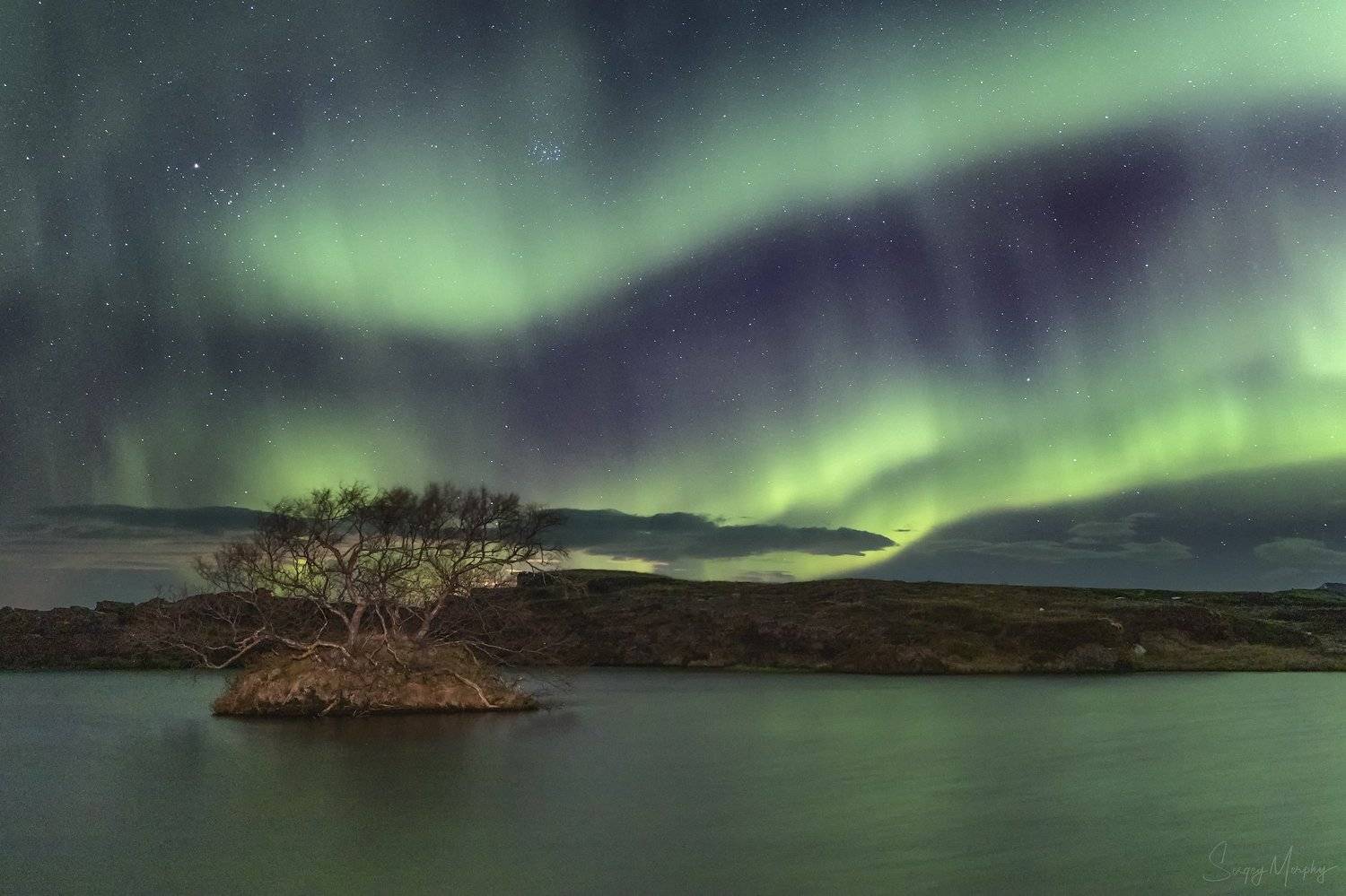 myvatn lake iceland northern lights, Sergey Merphy