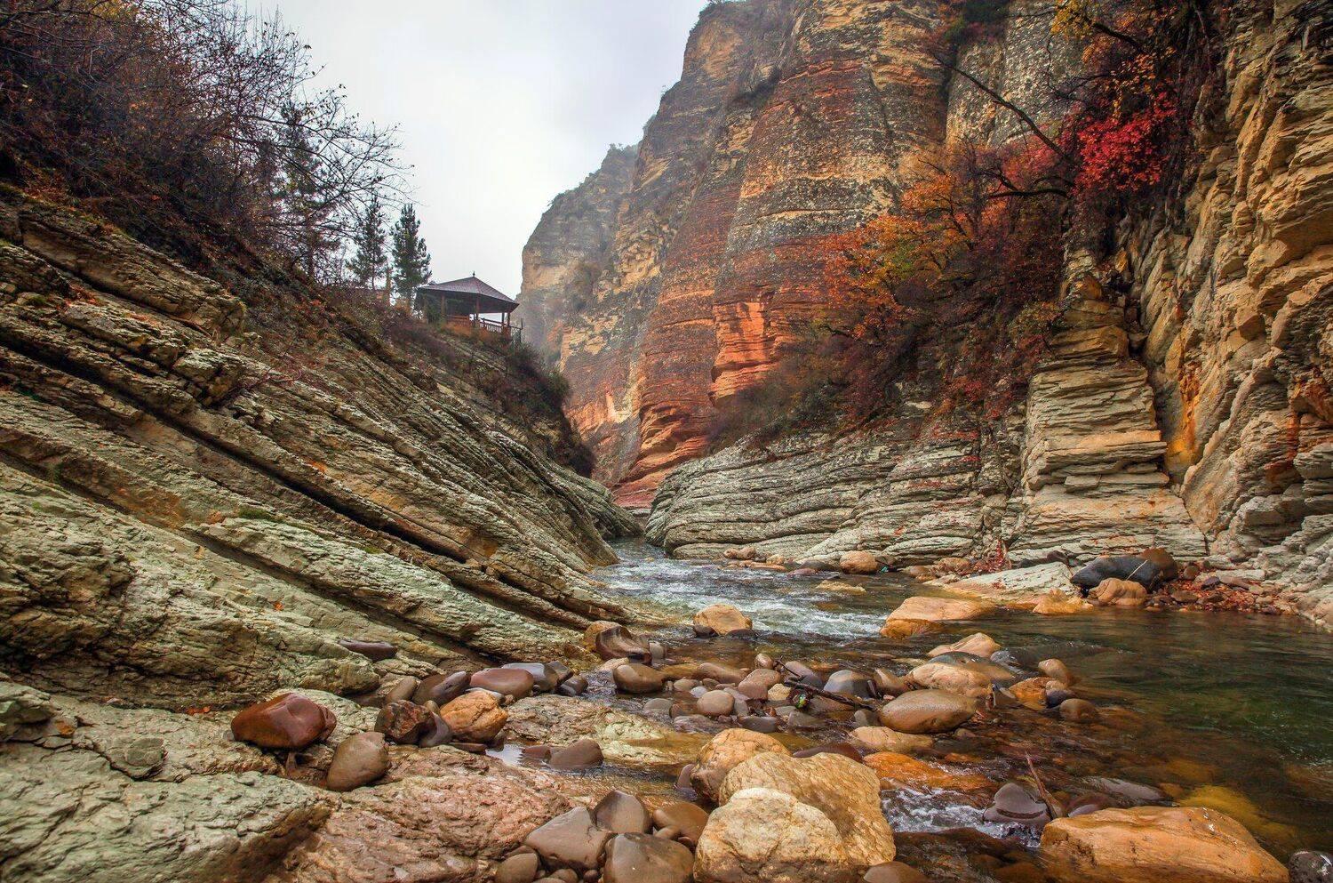 горы,река,осень,природа,дагестан., Marat Magov