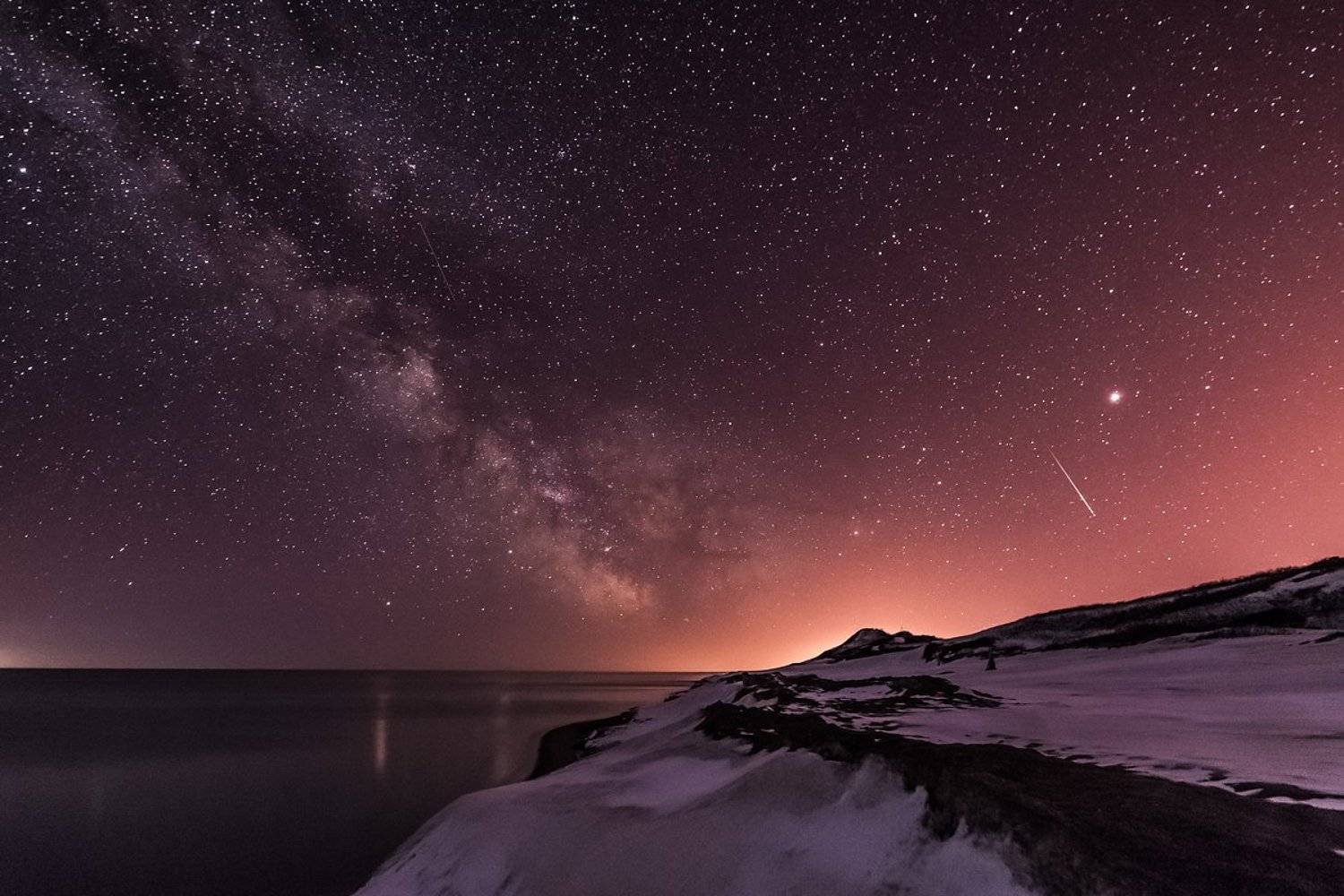 сахалин, ночь, зима, млечный путь, Екатерина (PhotoJourneys.ru) Васягина