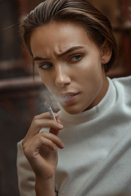 Портрет, взгляд, девушка, Цвет Emma фото превью