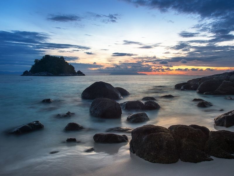 тайланд, туратао, ко липе, липе, толмачев дмитрий, море, андоманское море, остров, закат, рассвет, пляж утром на пляже... фото превью