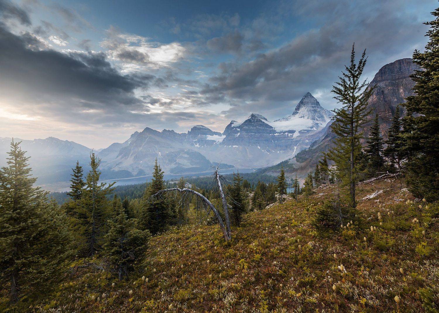 assiniboine, sunrise, Evgeny Chertov