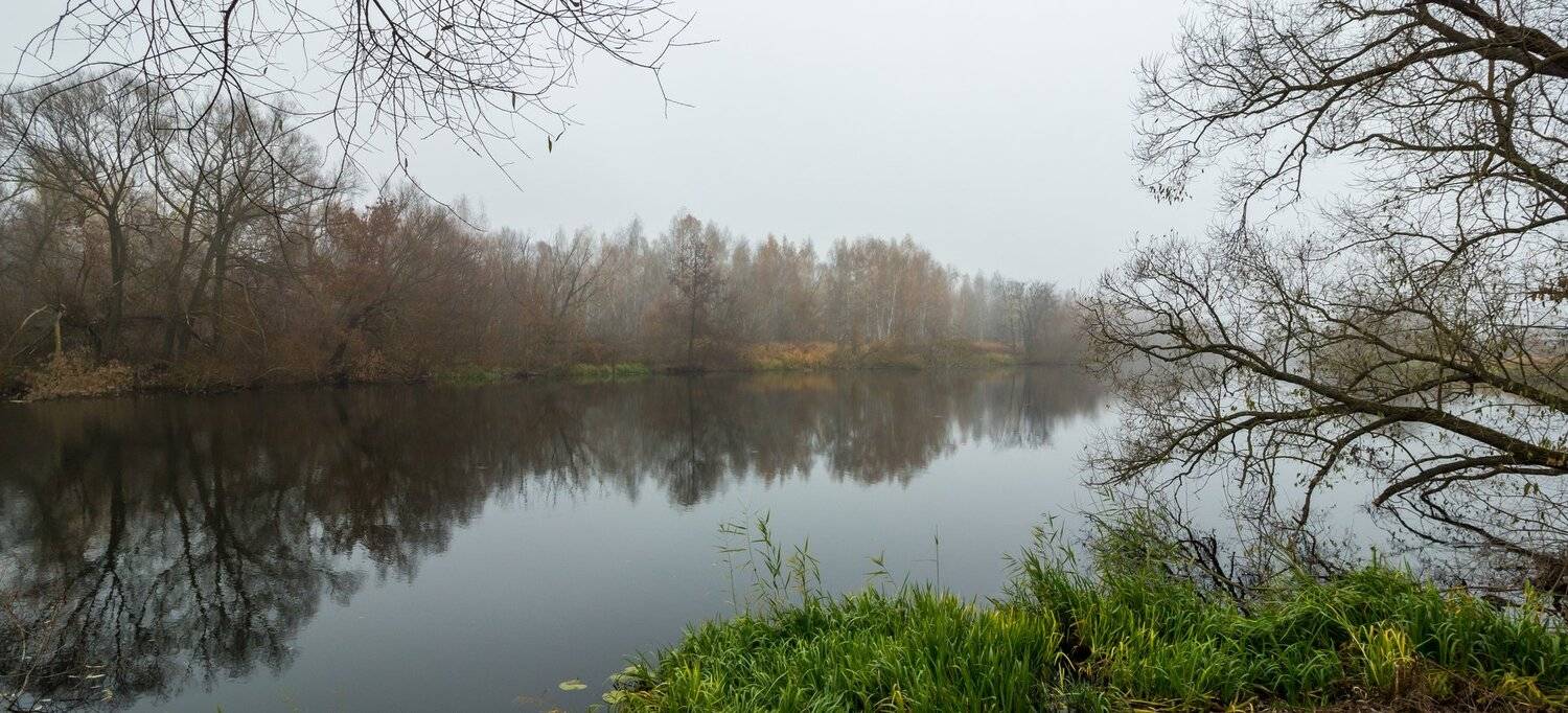 река, осень, ноябрь, вода, Руслан Востриков