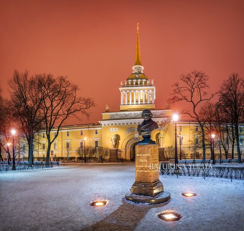 Адмиралтейство и памятник Глинке