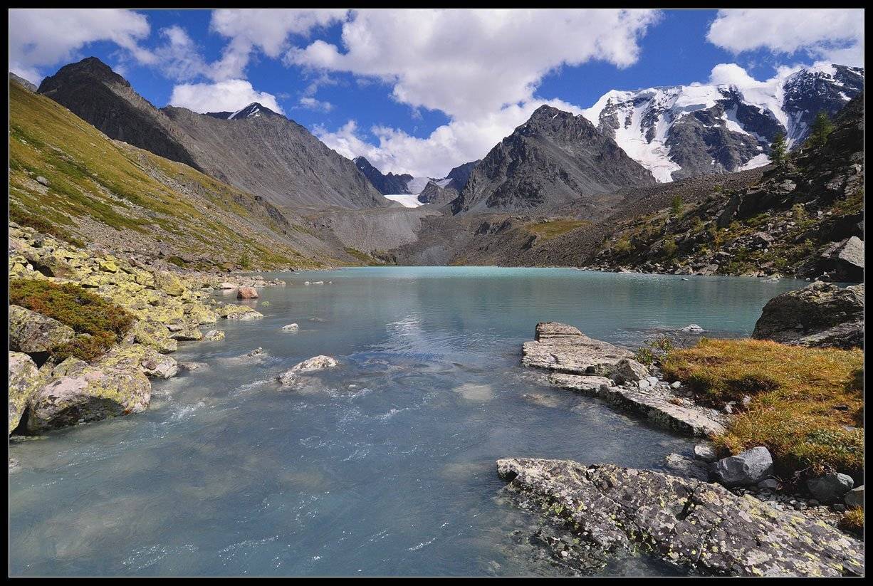 алтай, катунский хр. лето, оз. зелёное, АНАТОЛИЙ ДОВЫДЕНКО