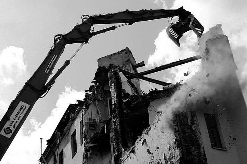 репортаж, демонтаж, санкт-петербург  фото превью