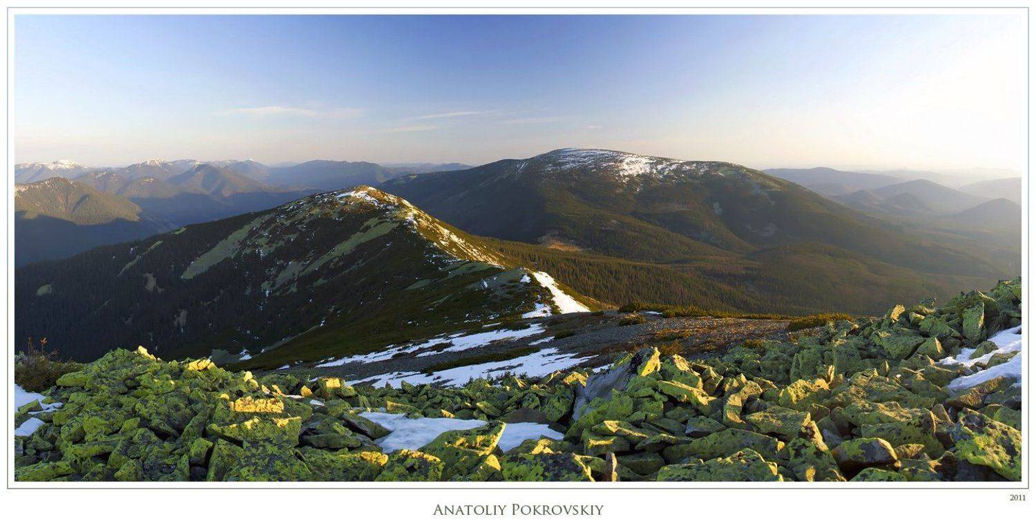 анатолий покровский, карпаты, горы, утро, горганы, игровец, Анатолий Покровский