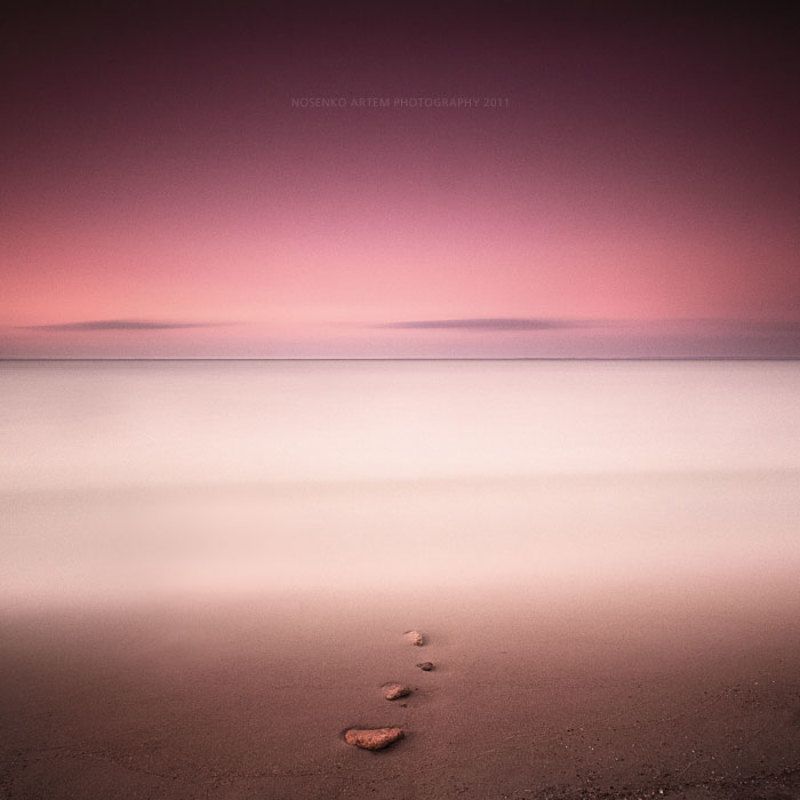 пейзаж, минимал, камушки *** фото превью