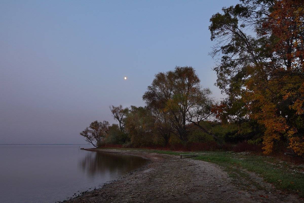 осень, печенеги, луна, ночь, Михаил Псарёв