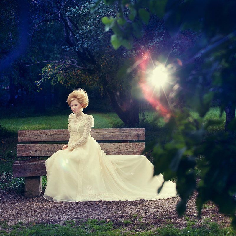 портрет, свет, девушка Мита фото превью