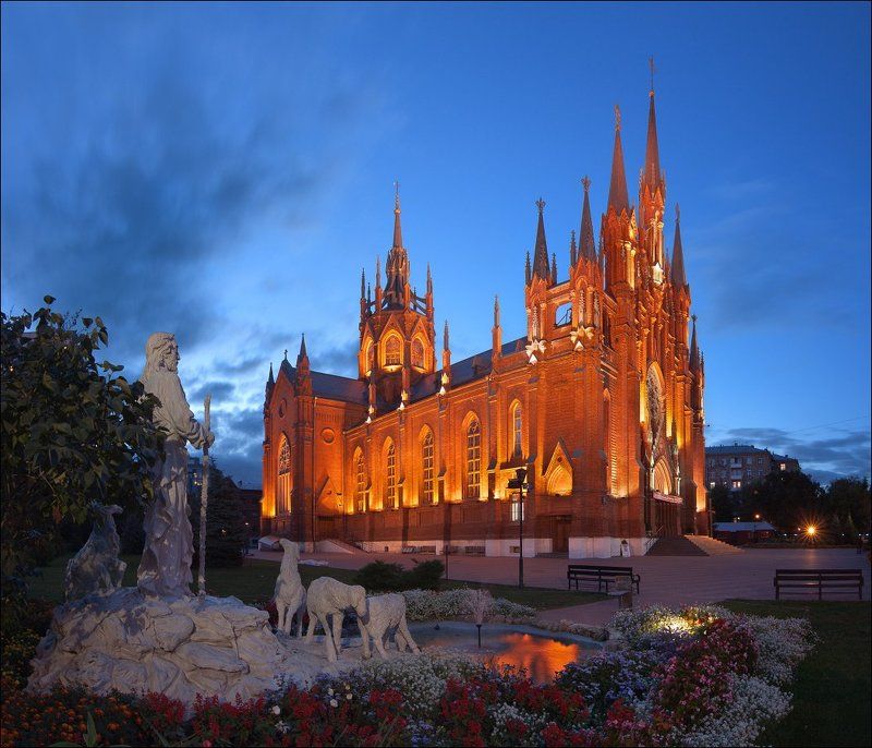 римско-католический кафедральный собор непорочного зачатия пресвятой девы марии, уляшев Московская Готика фото превью