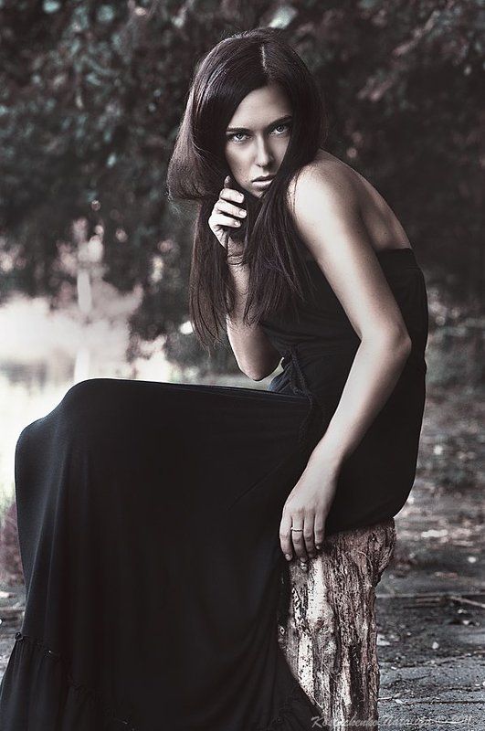 портрет,гламур,девушка,костюченко Зачарованная фото превью