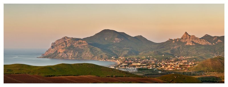 крым, коктебель, весна Рассвет над Коктебелем фото превью