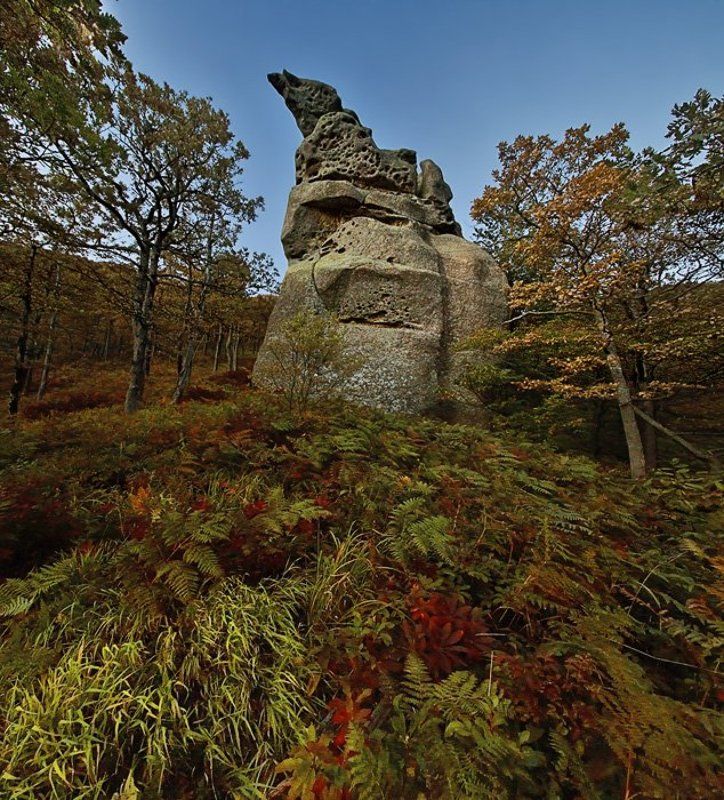 гора, индюк, краснодарский, край, туапсинский, район Остатки древних вулканов фото превью