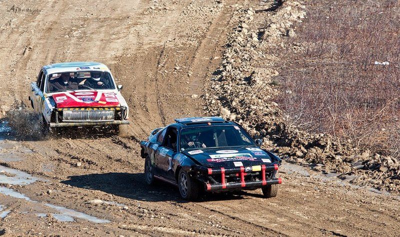 гонки, без правил, автоклуб, м49, магадан, осень, трасса, соревнования, автомашина, волга, жигули, свобода выбора Гонки без правил фото превью