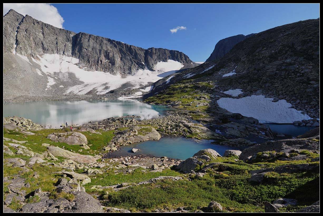 алтай,катунский хр. пер. крепкий, озеро в.крепкое, лето., АНАТОЛИЙ ДОВЫДЕНКО