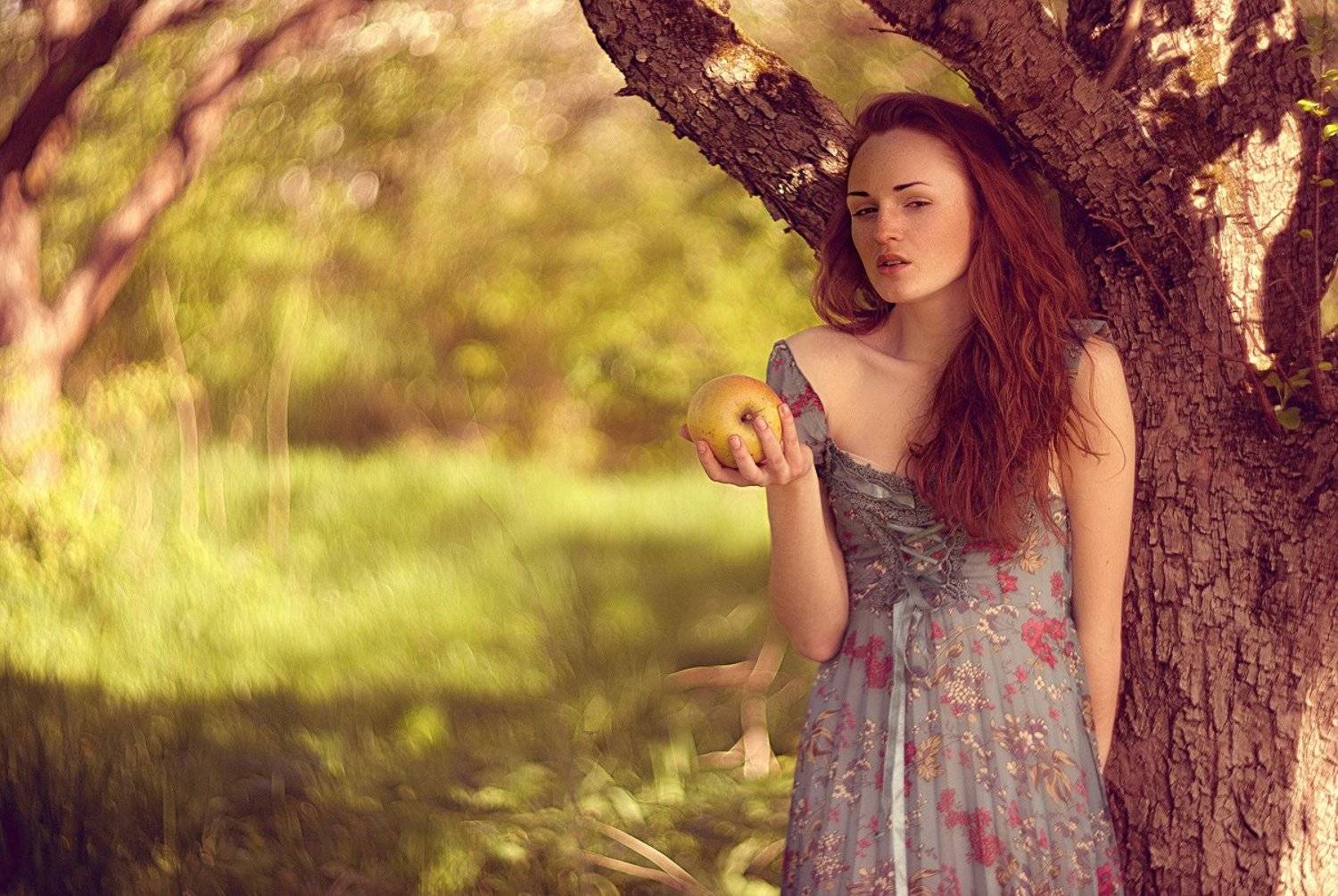 сад, девушка, гелиос 40, гелиос-40, кручение боке, портрет,, Марченко Евгений