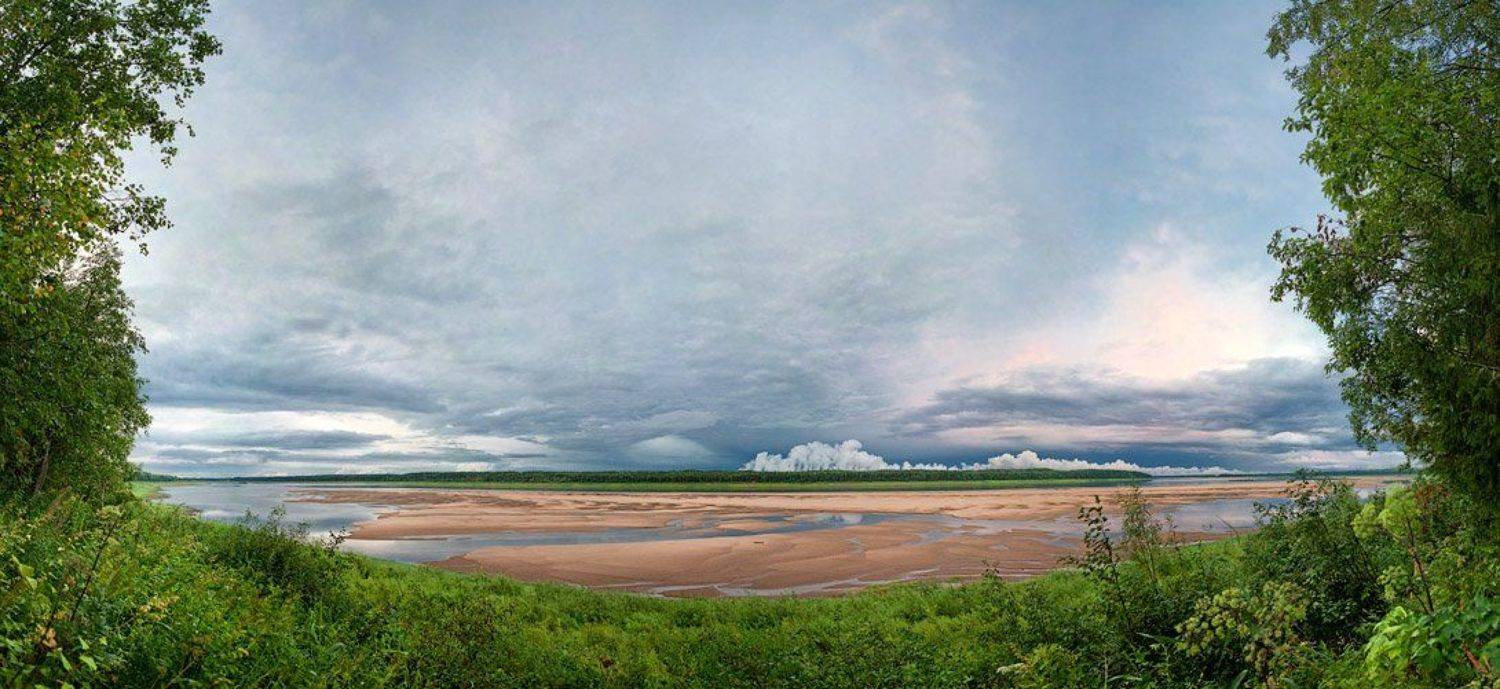 северная, двина, в, августе, Владимир Кириченко (vlkira)