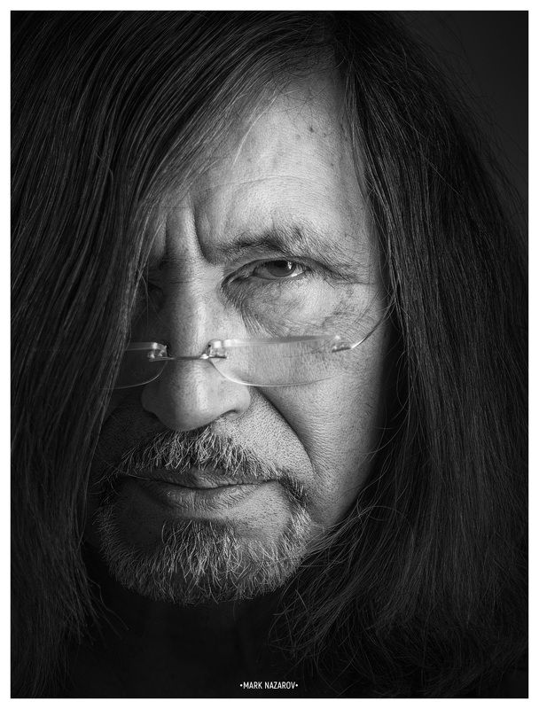 портрет, портретист, художник, черное-белое, ч-б, черно-белая фотография, марк назаров,латиф казбеков, художники, актеры, актриса, театр, кино, звезды, фотосессии, фотопроекты,  portrait, portrait painter, black and white, b & w, black and white photograp Портрет Латифа фото превью