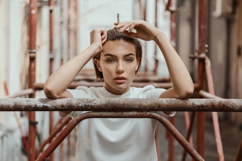 Портрет, взгляд, девушка, Цвет Emma фото превью