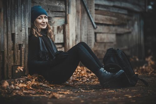 В осеннем парке