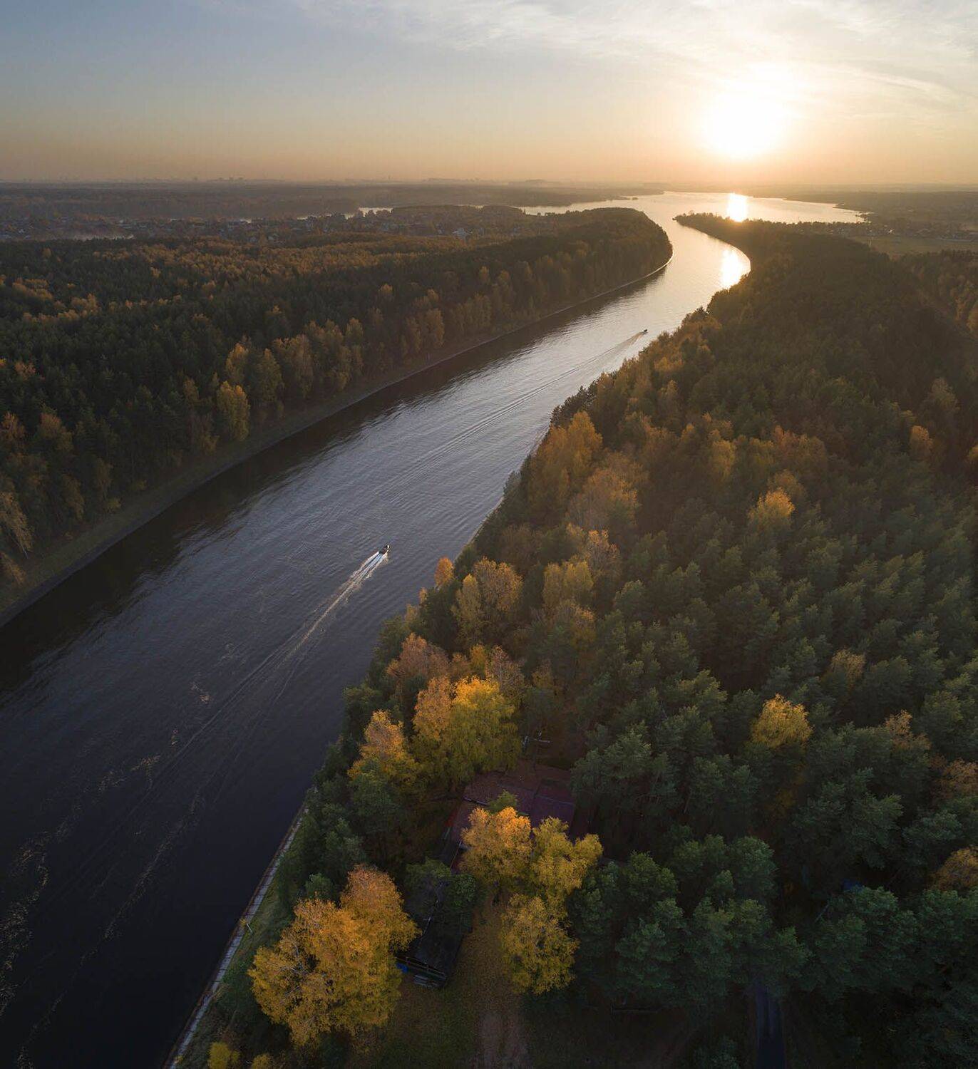 канал, волга - москва, аэро, aerial, Борис Резванцев