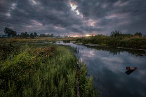 Хмурое уральское утро