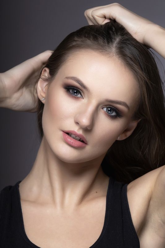 portrait; make up; model; skin; retouch Ingrida фото превью